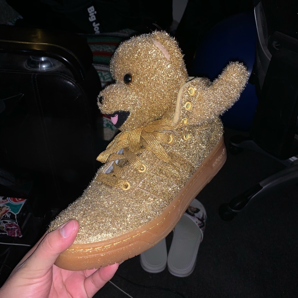 Gold Bear Jeremy Scotts Adidas